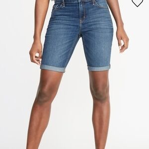 Mid-rise Slum Denim Women's Bermuda Shorts
